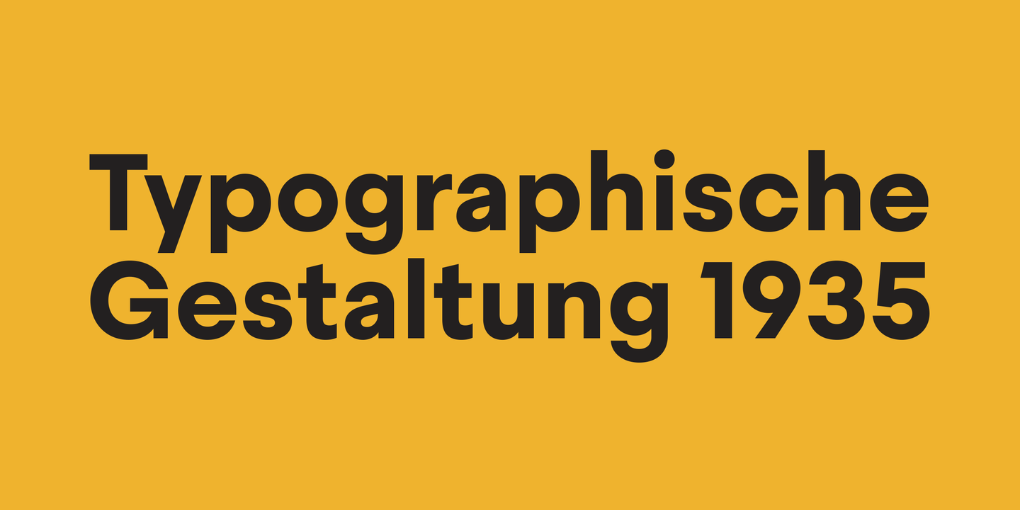 Beispiel einer Steradian Thin-Schriftart